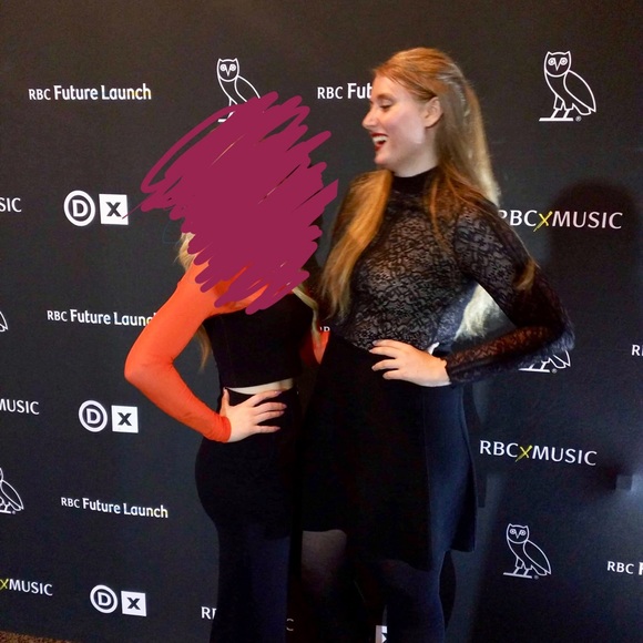 Aritzia Wilfred Adriane Black Lace Top - Picture 5 of 6